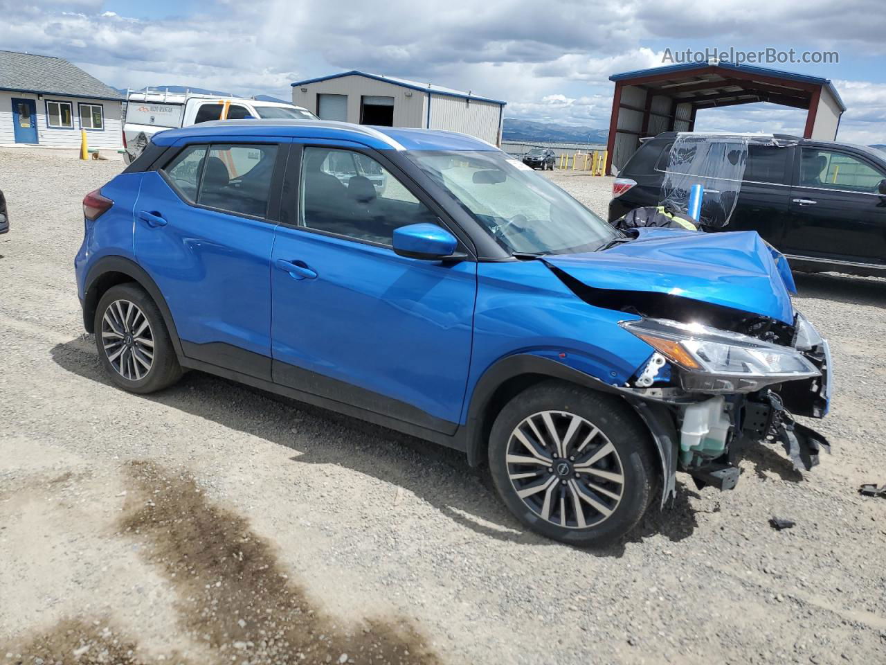 2022 Nissan Kicks Sv Blue vin: 3N1CP5CV3NL520106