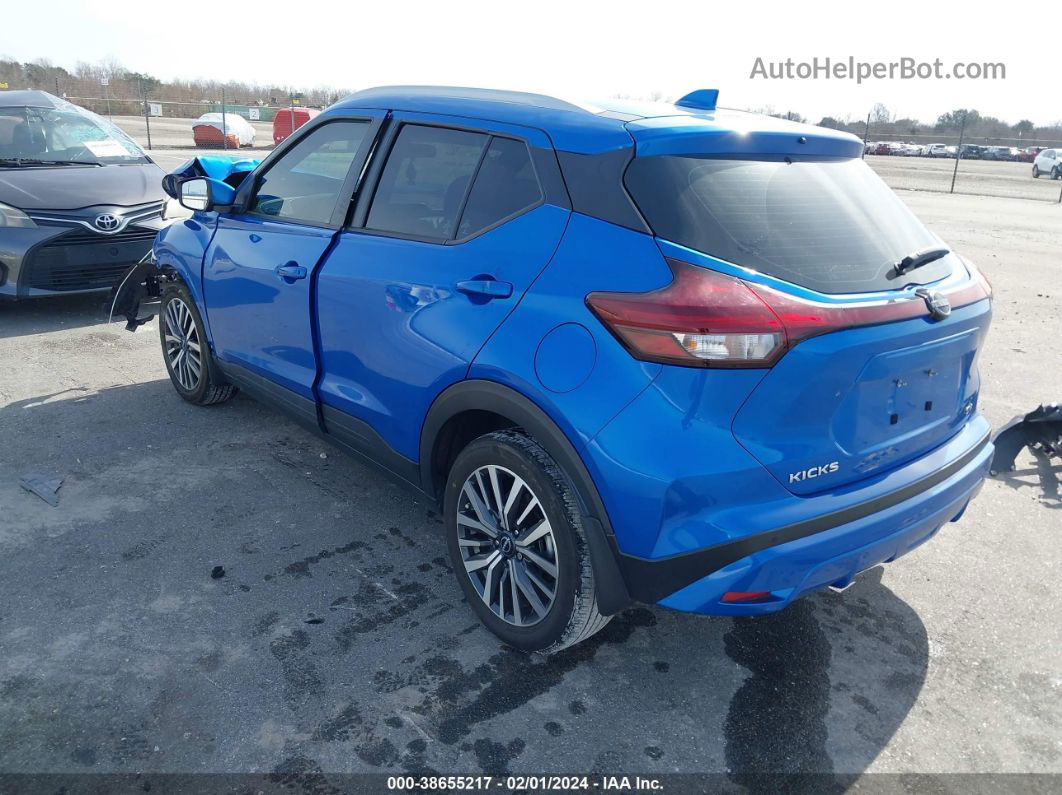 2022 Nissan Kicks Sv Xtronic Cvt Blue vin: 3N1CP5CV3NL526925