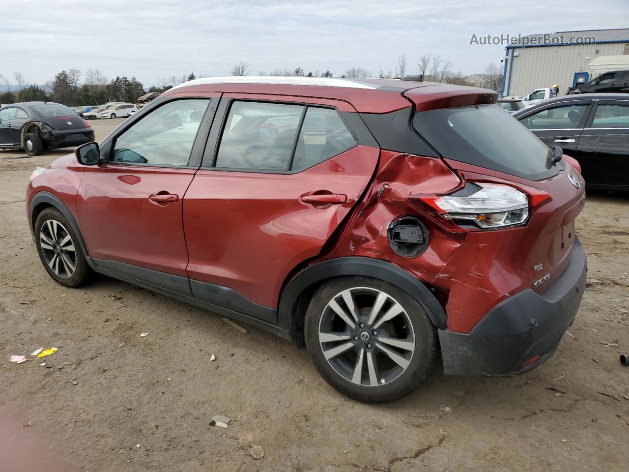 2020 Nissan Kicks Sv Burgundy vin: 3N1CP5CV4LL506812