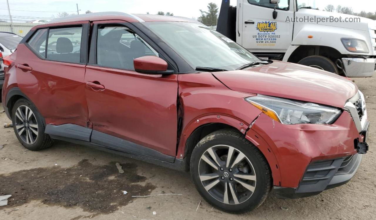 2020 Nissan Kicks Sv Burgundy vin: 3N1CP5CV4LL506812