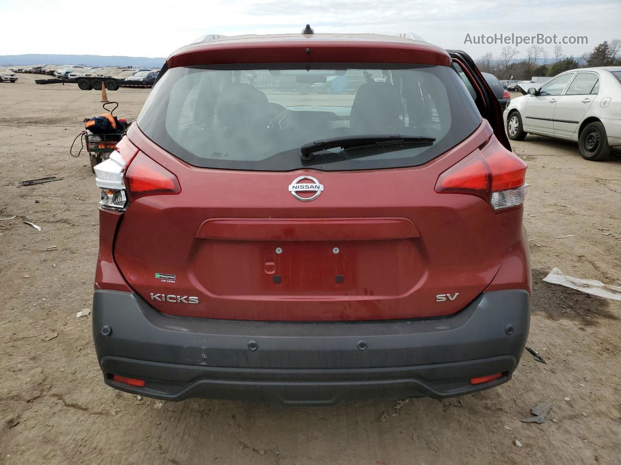 2020 Nissan Kicks Sv Бордовый vin: 3N1CP5CV4LL506812