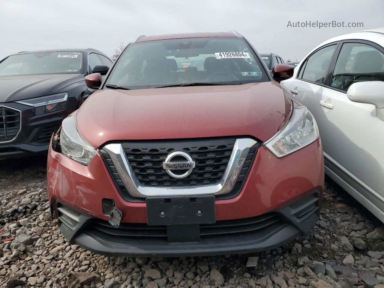 2020 Nissan Kicks Sv Burgundy vin: 3N1CP5CV4LL506812