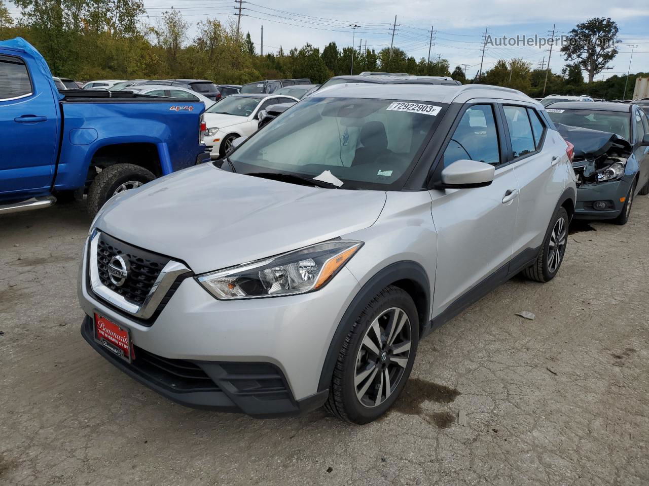 2020 Nissan Kicks Sv Silver vin: 3N1CP5CV4LL509791