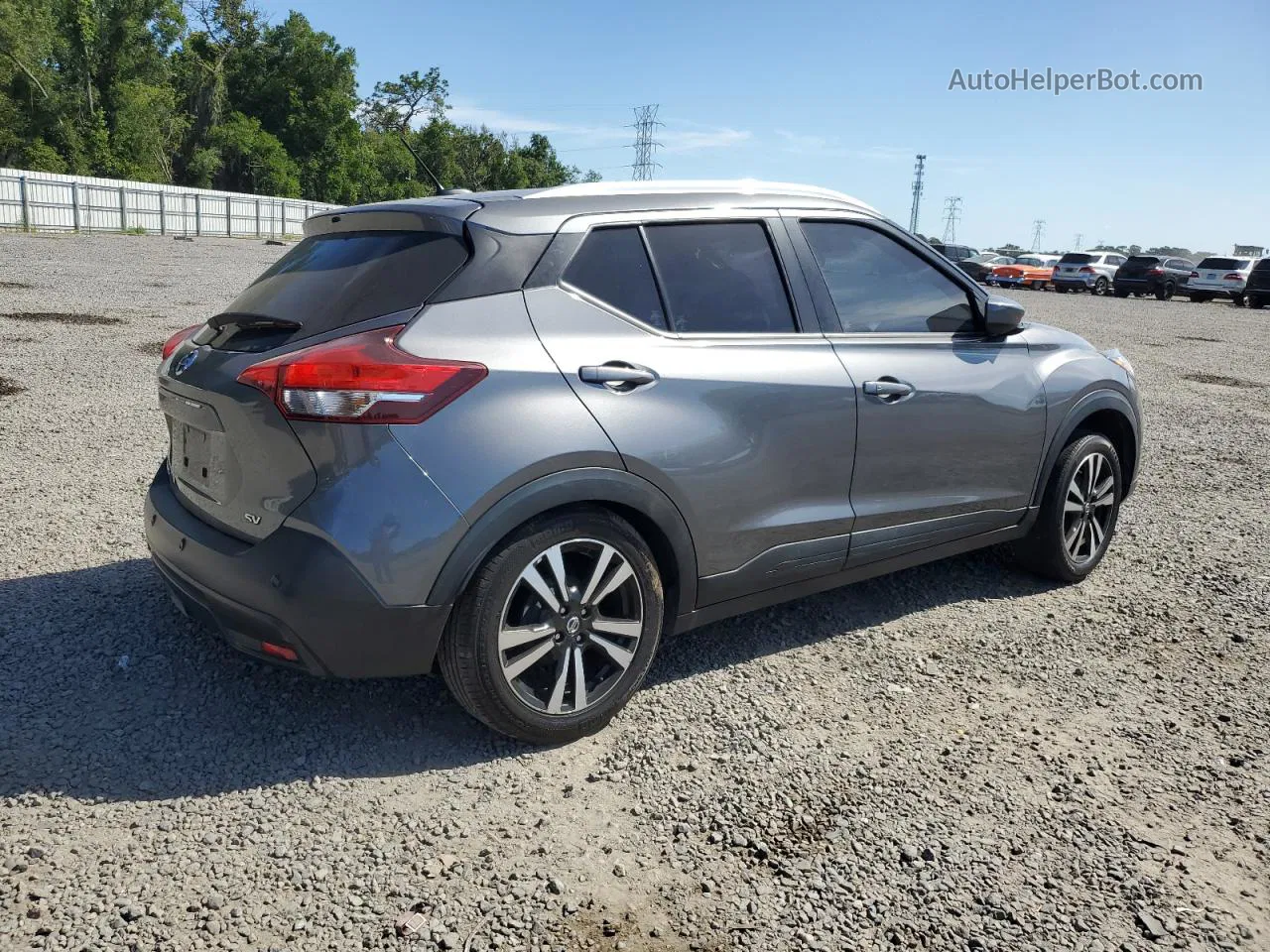 2020 Nissan Kicks Sv Серый vin: 3N1CP5CV4LL516725