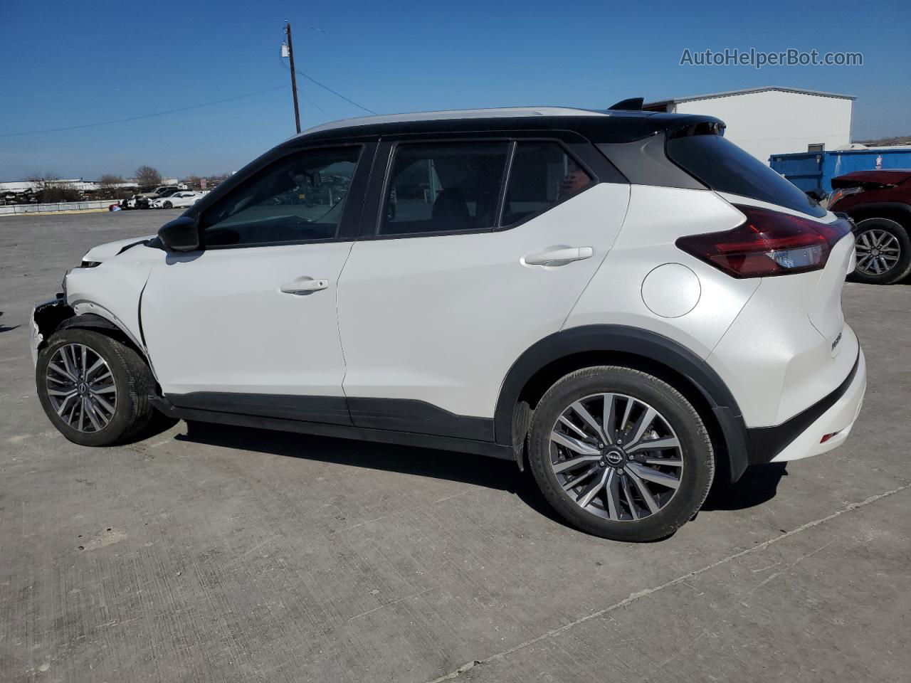 2022 Nissan Kicks Sv White vin: 3N1CP5CV4NL478562