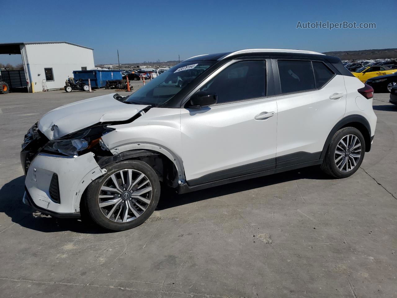 2022 Nissan Kicks Sv White vin: 3N1CP5CV4NL478562