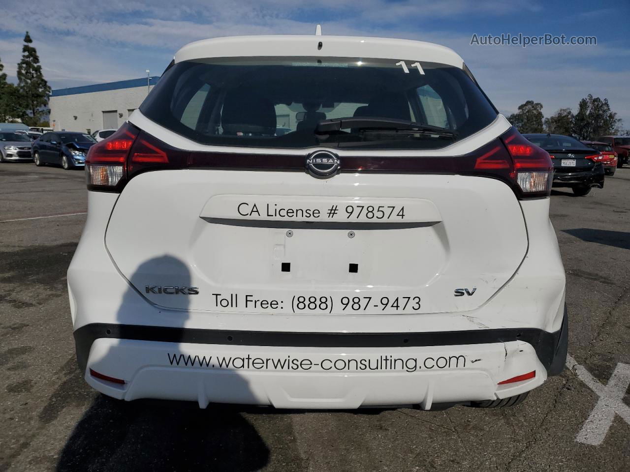 2022 Nissan Kicks Sv White vin: 3N1CP5CV4NL491585