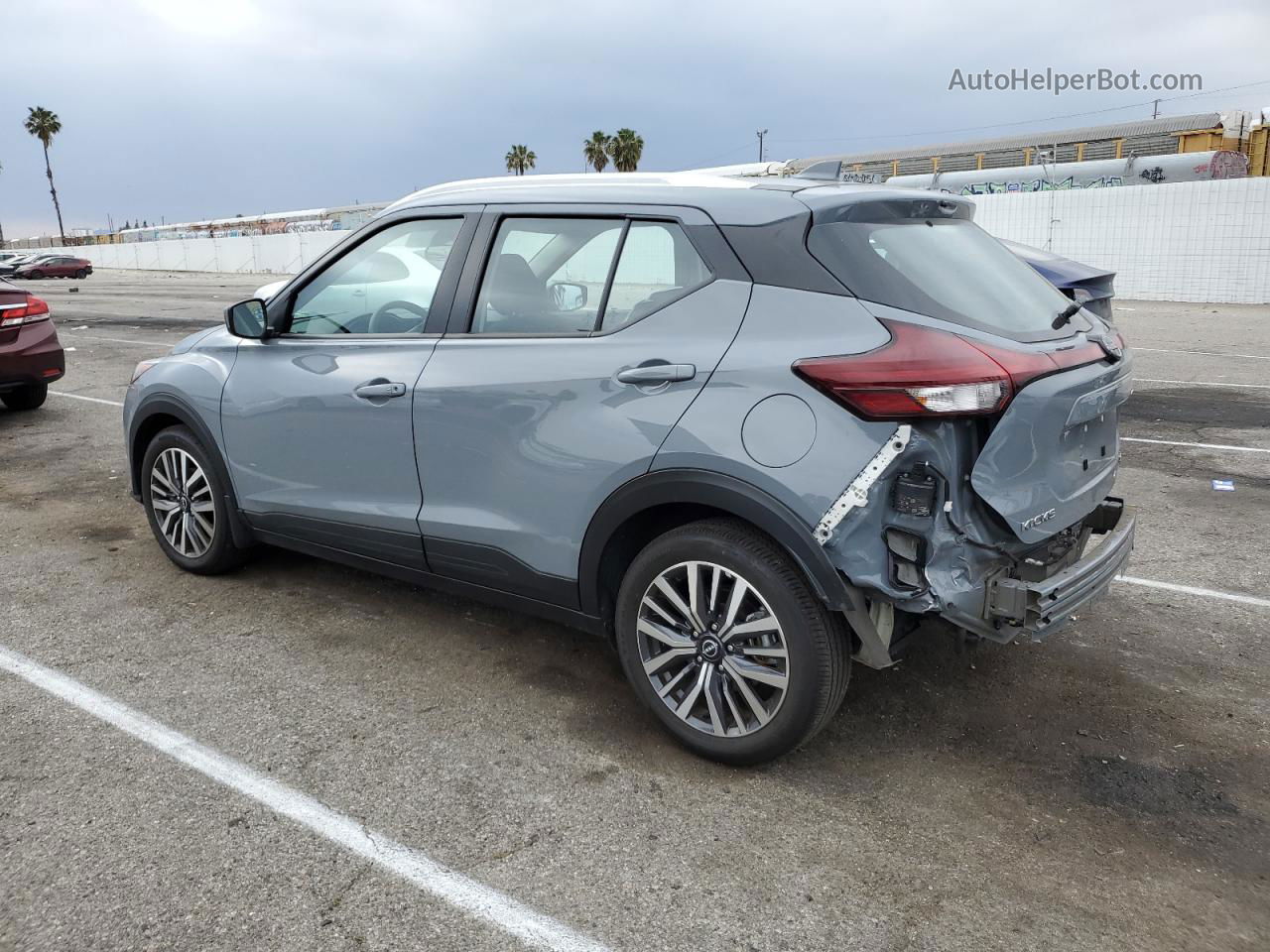 2022 Nissan Kicks Sv Серый vin: 3N1CP5CV4NL514363