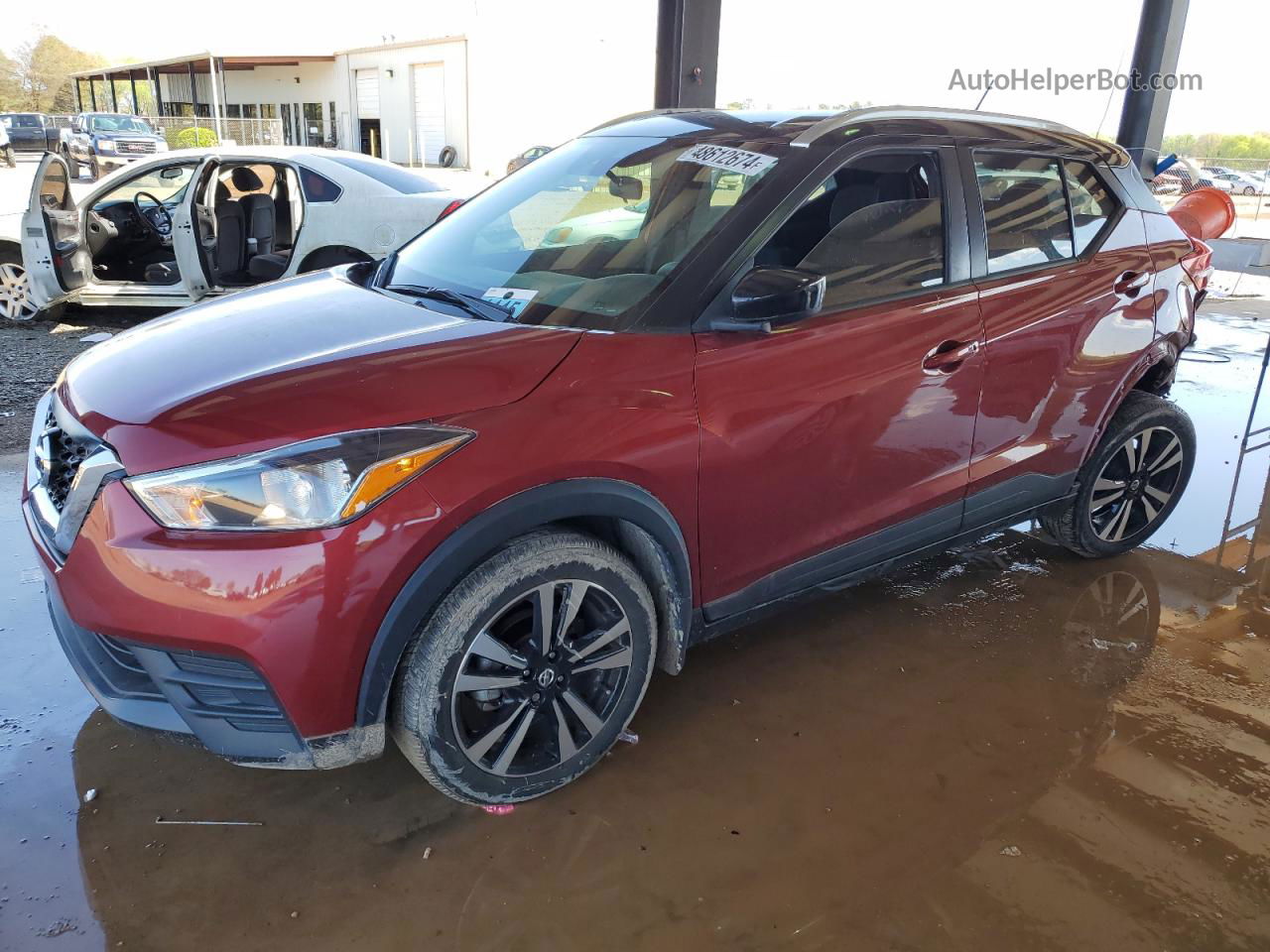 2020 Nissan Kicks Sv Maroon vin: 3N1CP5CV5LL510755