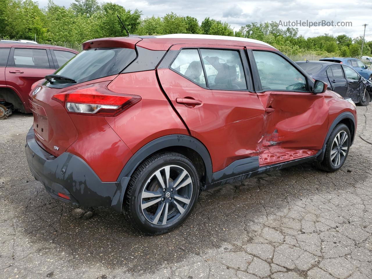 2020 Nissan Kicks Sv Red vin: 3N1CP5CV5LL546767