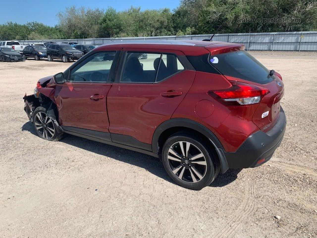 2020 Nissan Kicks Sv Maroon vin: 3N1CP5CV5LL553105