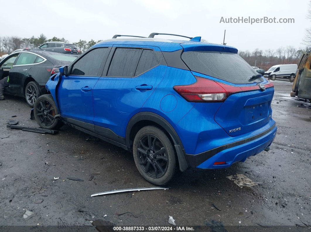 2022 Nissan Kicks Sv Xtronic Cvt Blue vin: 3N1CP5CV5NL489280