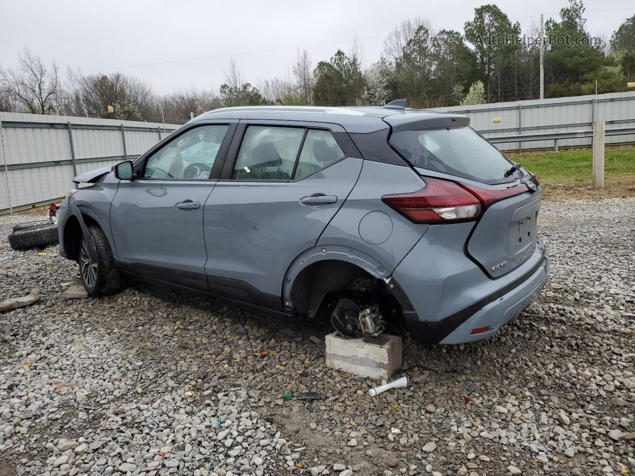 2022 Nissan Kicks Sv Gray vin: 3N1CP5CV5NL503016