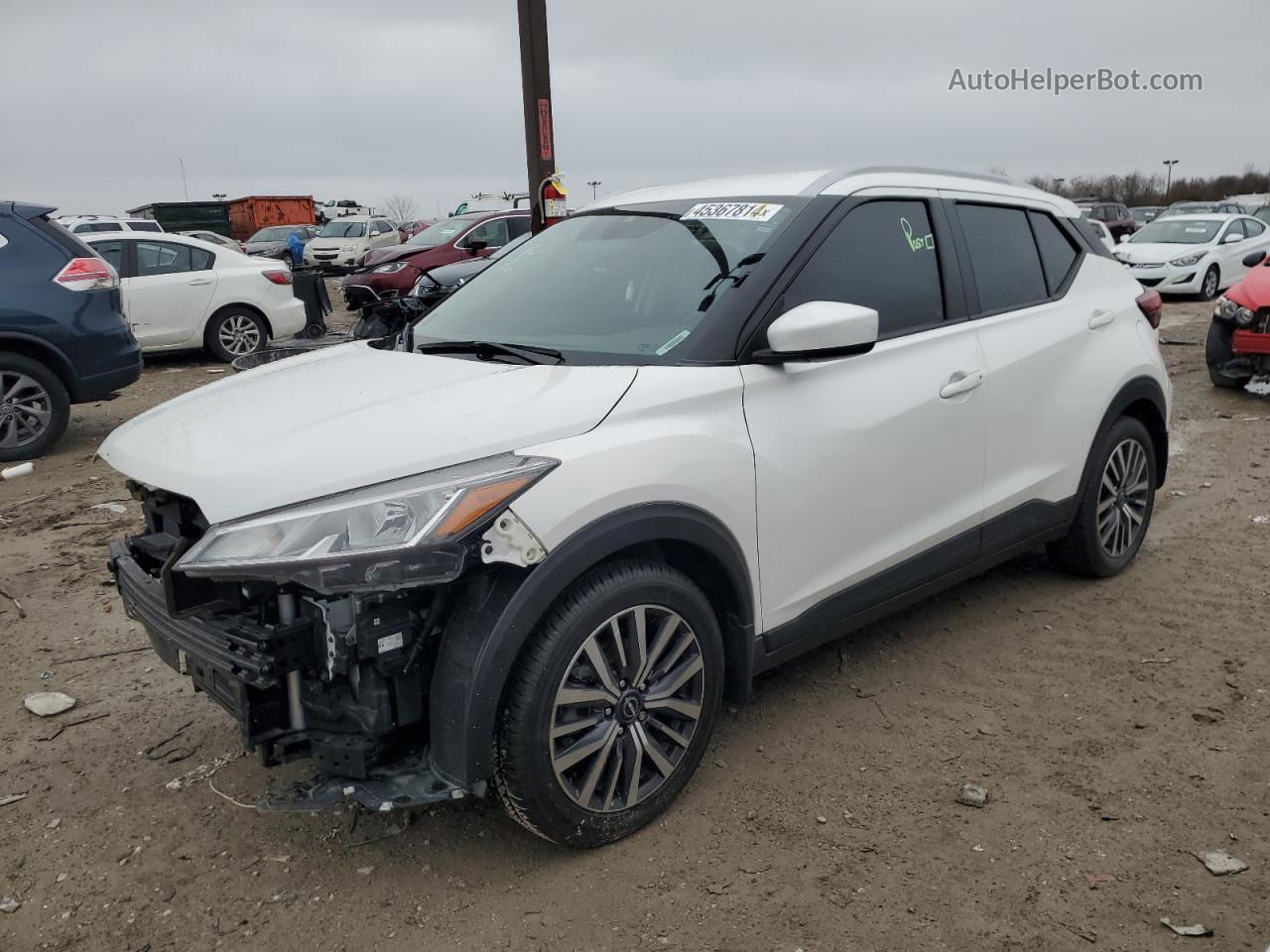 2022 Nissan Kicks Sv White vin: 3N1CP5CV5NL513304