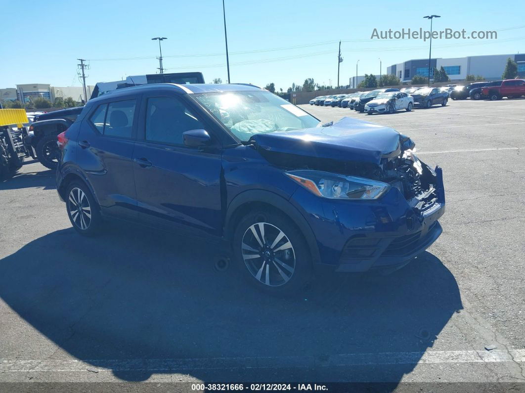 2020 Nissan Kicks Sv Xtronic Cvt Blue vin: 3N1CP5CV6LL489933