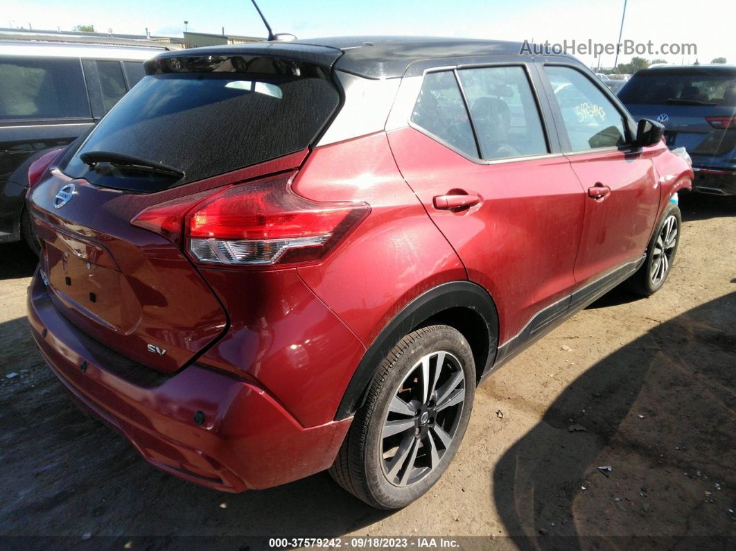 2020 Nissan Kicks Sv Maroon vin: 3N1CP5CV6LL542095