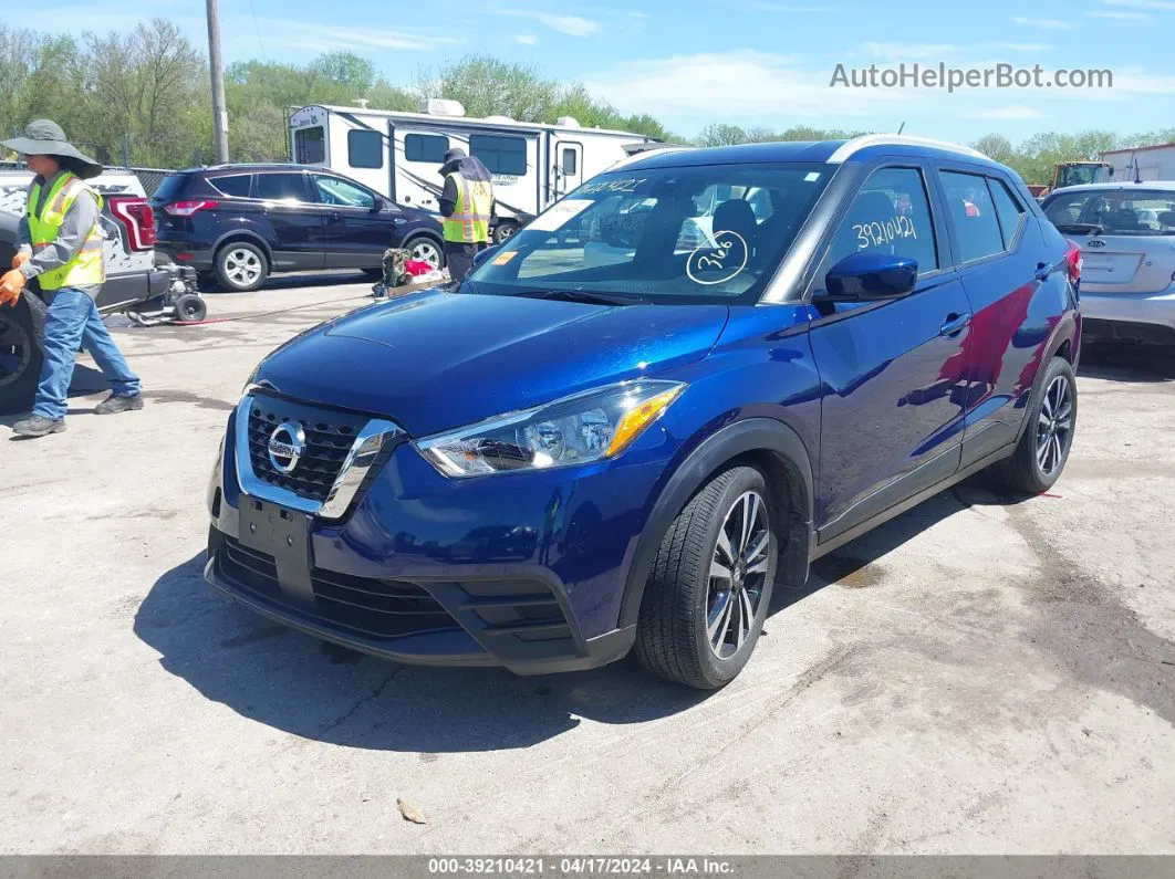 2020 Nissan Kicks Sv Xtronic Cvt Blue vin: 3N1CP5CV6LL554571