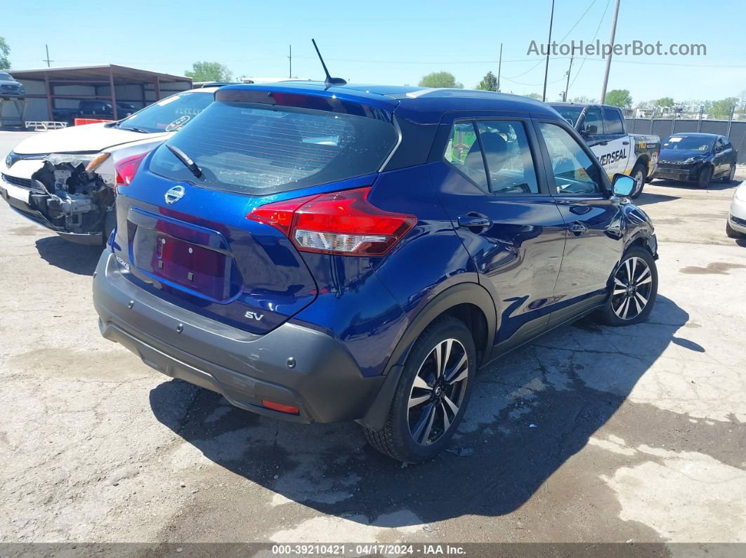 2020 Nissan Kicks Sv Xtronic Cvt Blue vin: 3N1CP5CV6LL554571