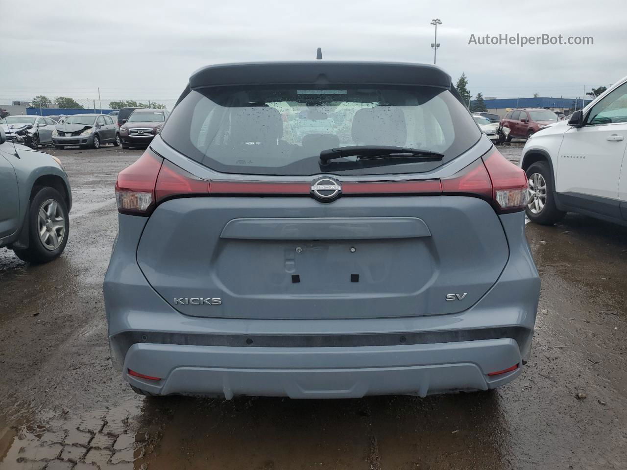 2022 Nissan Kicks Sv Gray vin: 3N1CP5CV6NL476523