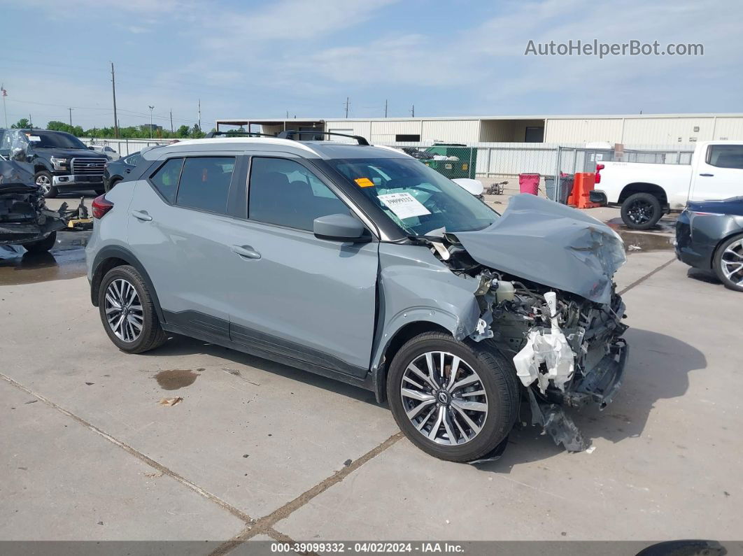 2022 Nissan Kicks Sv Xtronic Cvt Gray vin: 3N1CP5CV6NL499753