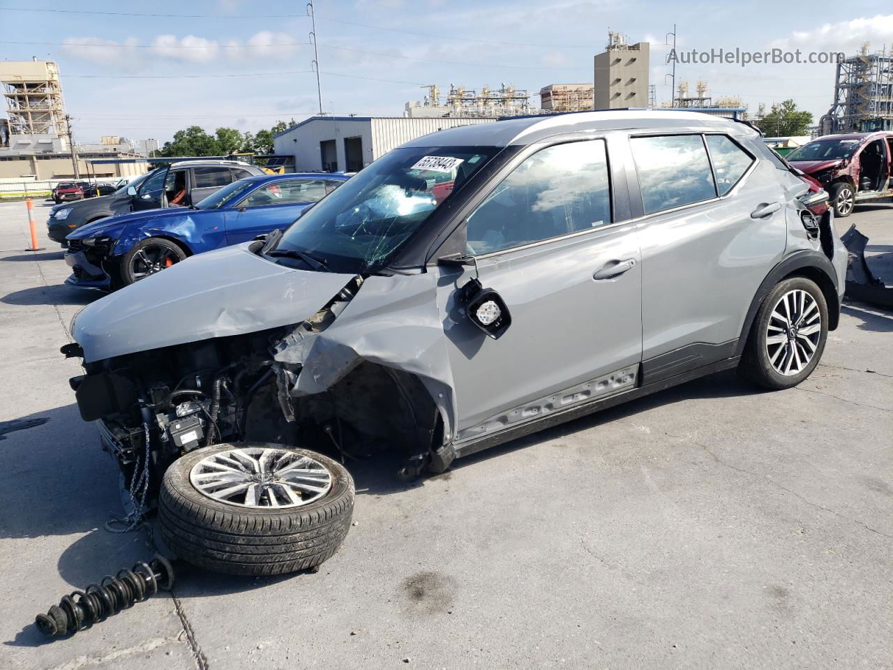 2022 Nissan Kicks Sv Gray vin: 3N1CP5CV6NL519970