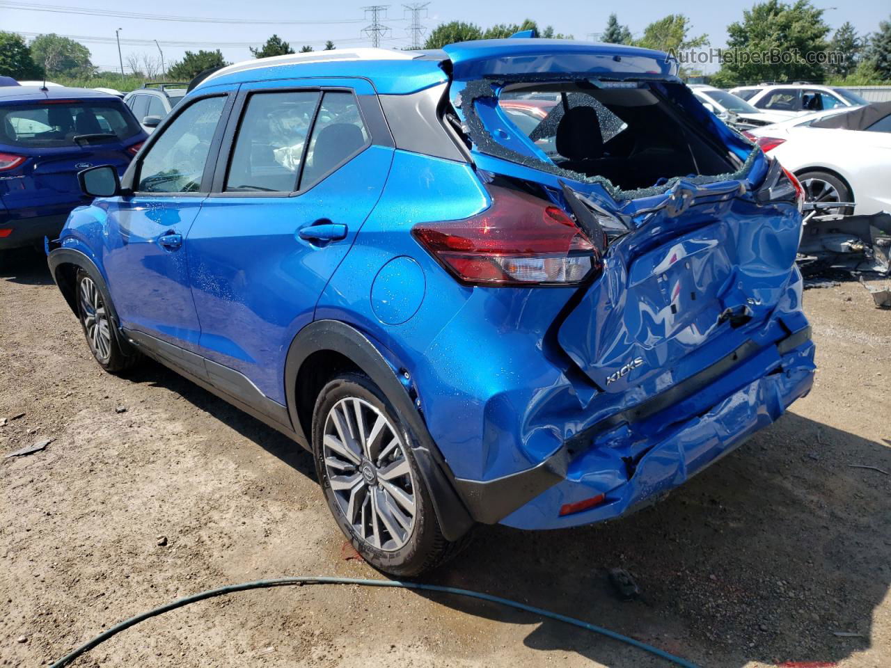 2022 Nissan Kicks Sv Blue vin: 3N1CP5CV6NL521492