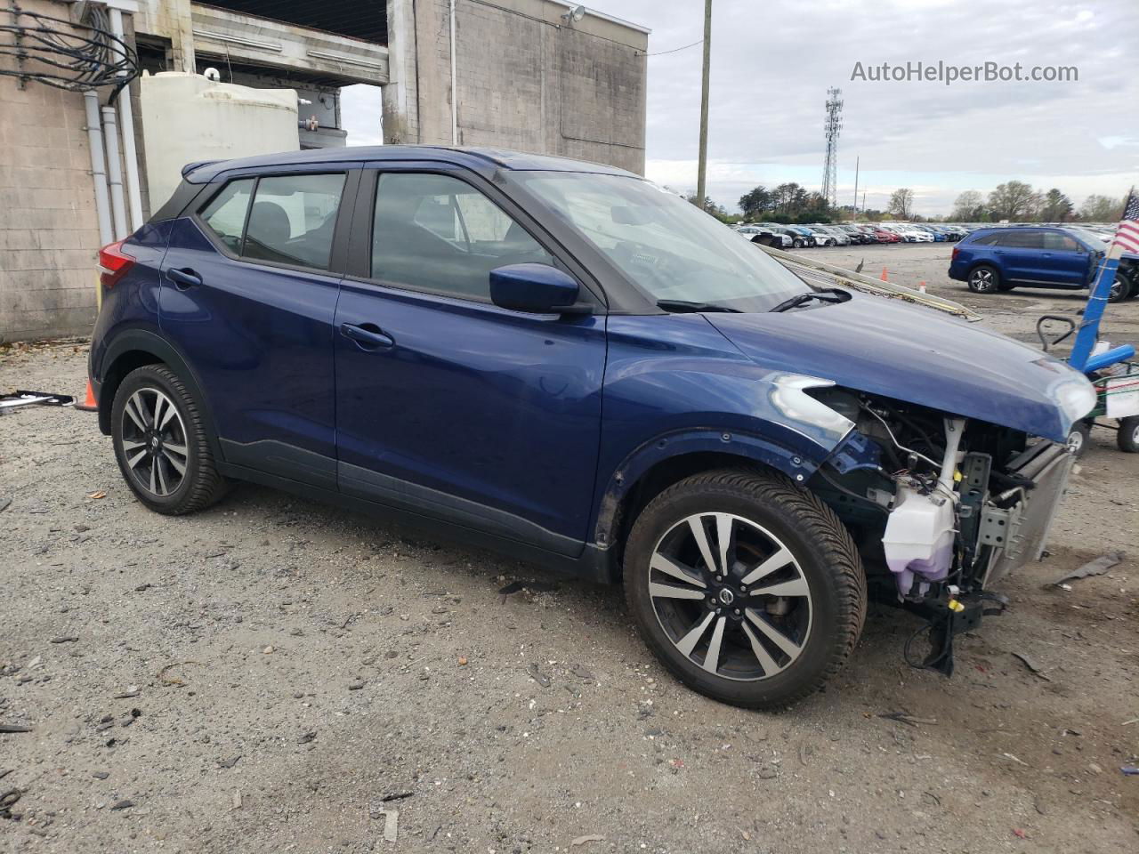 2020 Nissan Kicks Sv Blue vin: 3N1CP5CV7LL483655