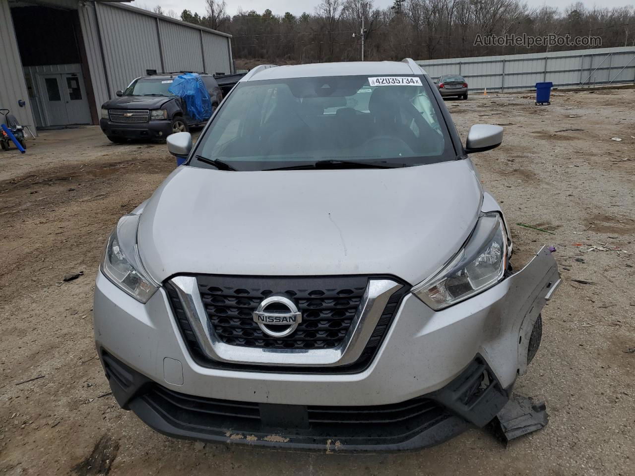 2020 Nissan Kicks Sv Silver vin: 3N1CP5CV7LL502849