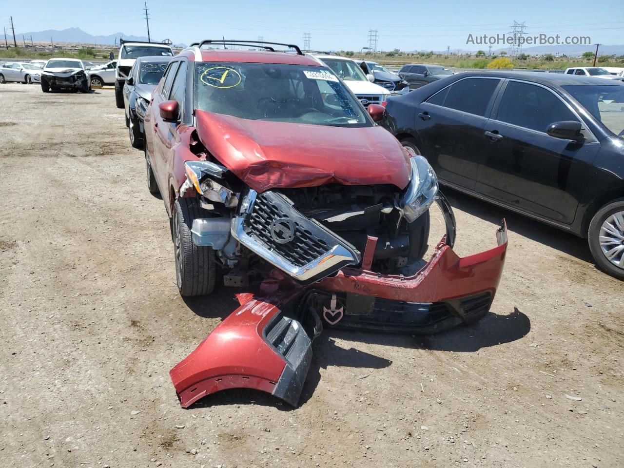 2020 Nissan Kicks Sv Red vin: 3N1CP5CV7LL547533