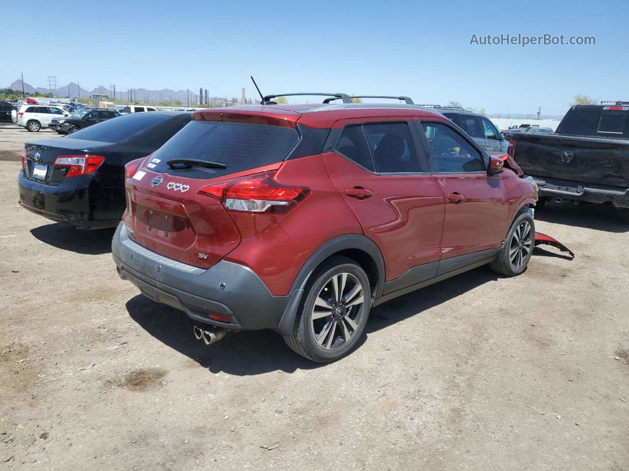 2020 Nissan Kicks Sv Red vin: 3N1CP5CV7LL547533