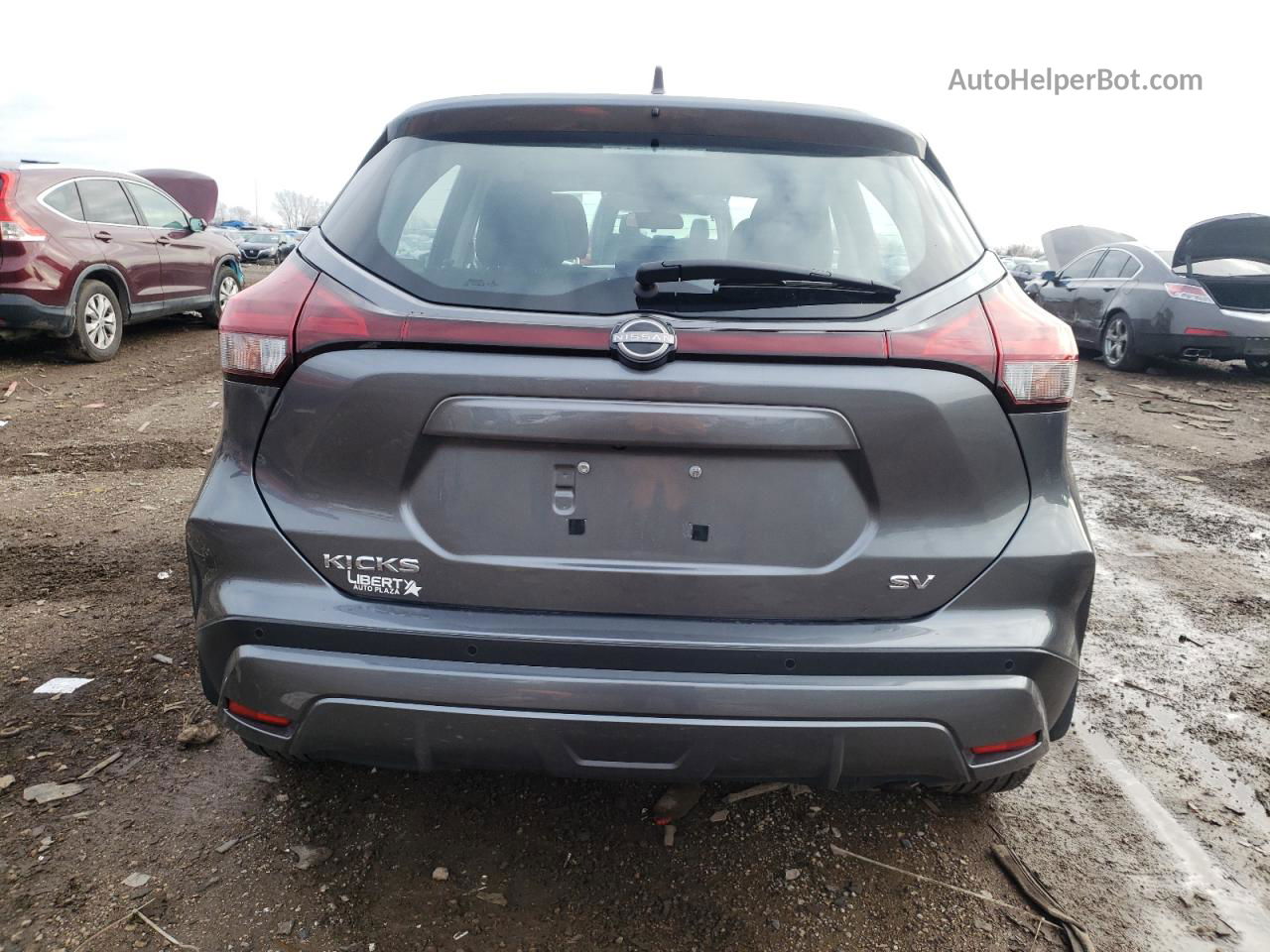 2022 Nissan Kicks Sv Gray vin: 3N1CP5CV7NL478362