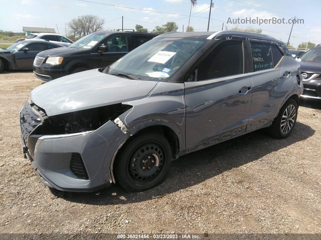 2022 Nissan Kicks Sv Gray vin: 3N1CP5CV7NL481844