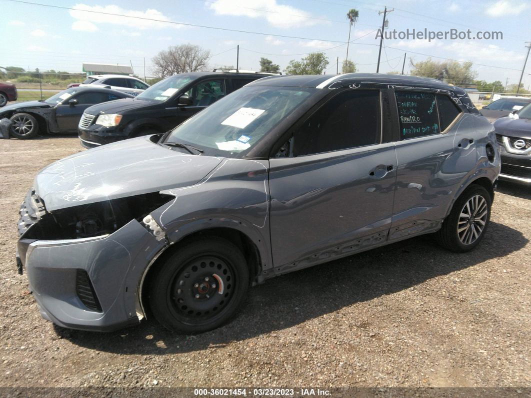 2022 Nissan Kicks Sv Gray vin: 3N1CP5CV7NL481844