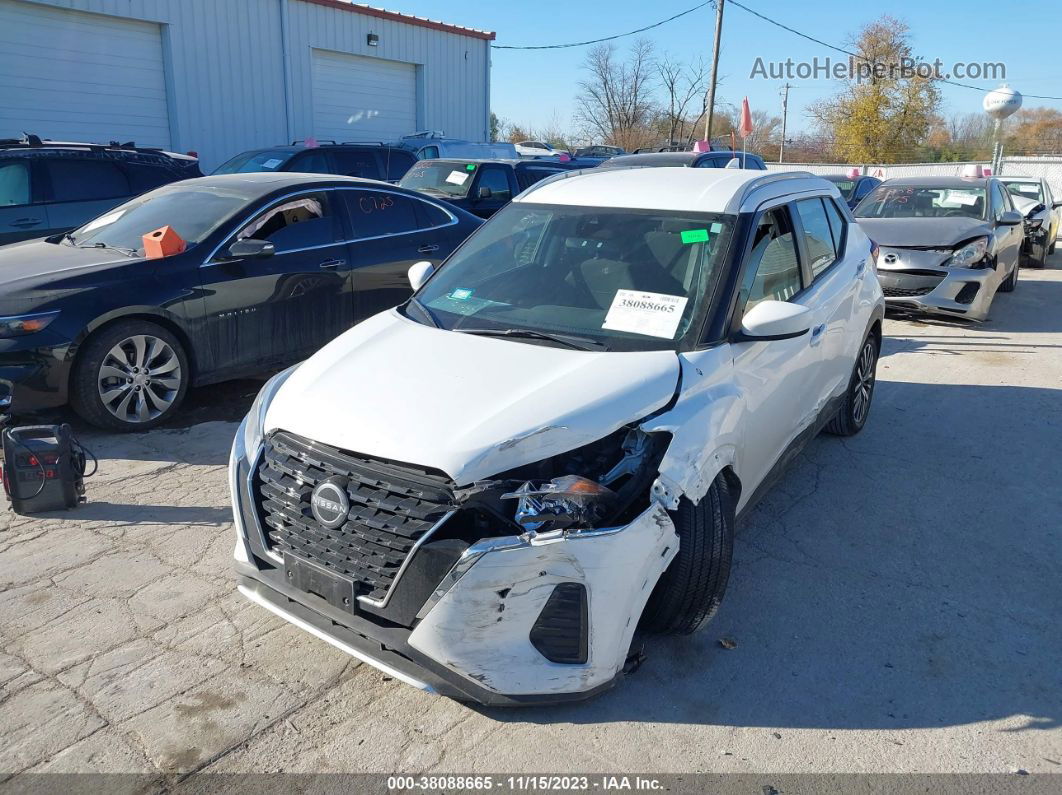 2022 Nissan Kicks Sv Xtronic Cvt White vin: 3N1CP5CV7NL505673