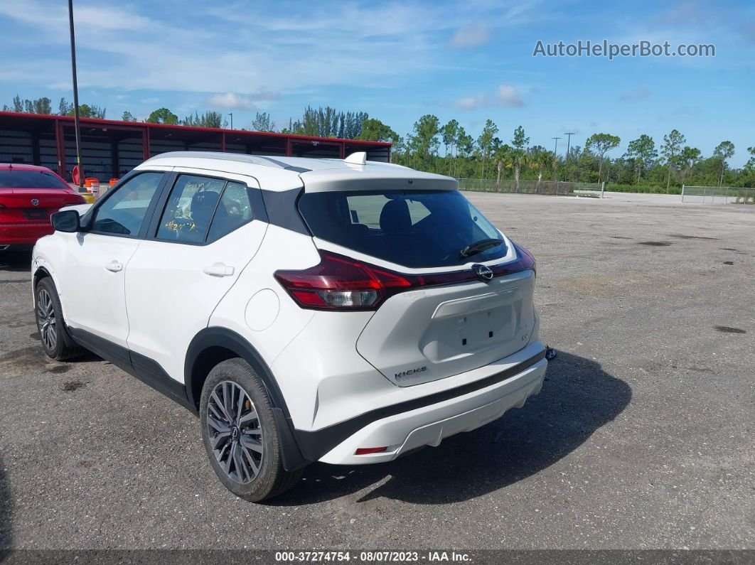 2022 Nissan Kicks Sv Белый vin: 3N1CP5CV7NL529603