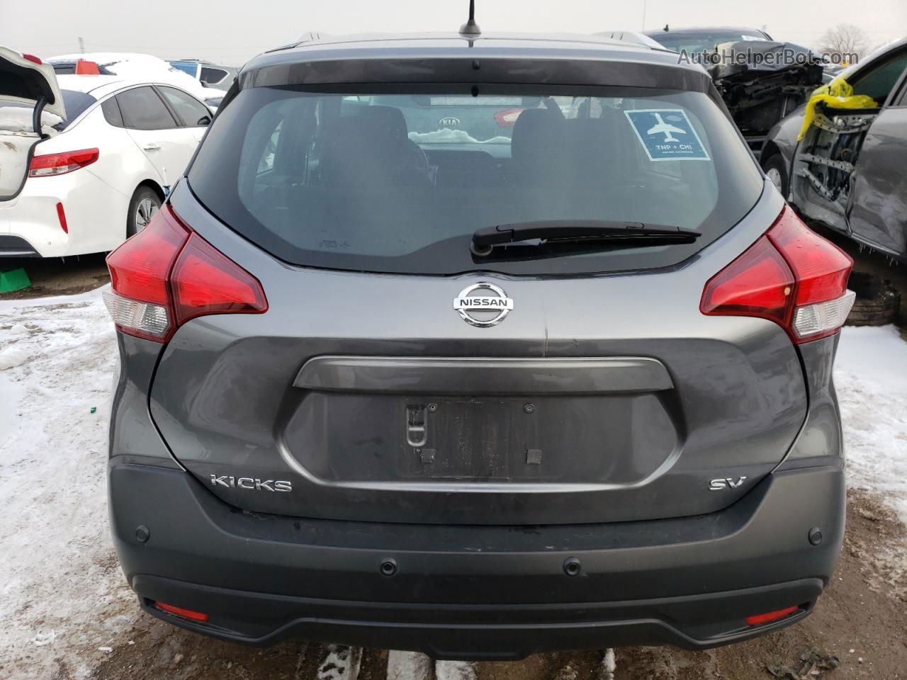 2020 Nissan Kicks Sv Gray vin: 3N1CP5CV8LL493191