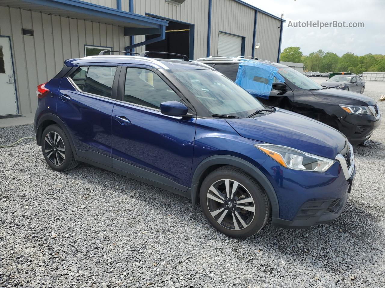 2020 Nissan Kicks Sv Blue vin: 3N1CP5CV8LL495412