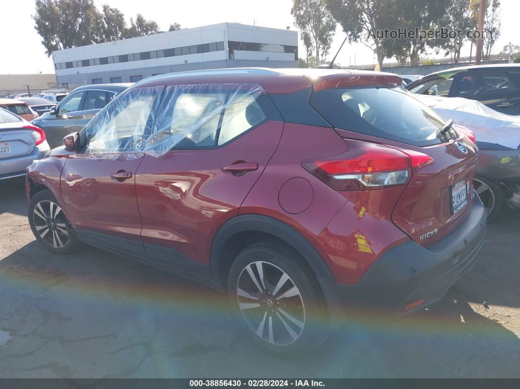 2020 Nissan Kicks Sv Xtronic Cvt Burgundy vin: 3N1CP5CV8LL505680