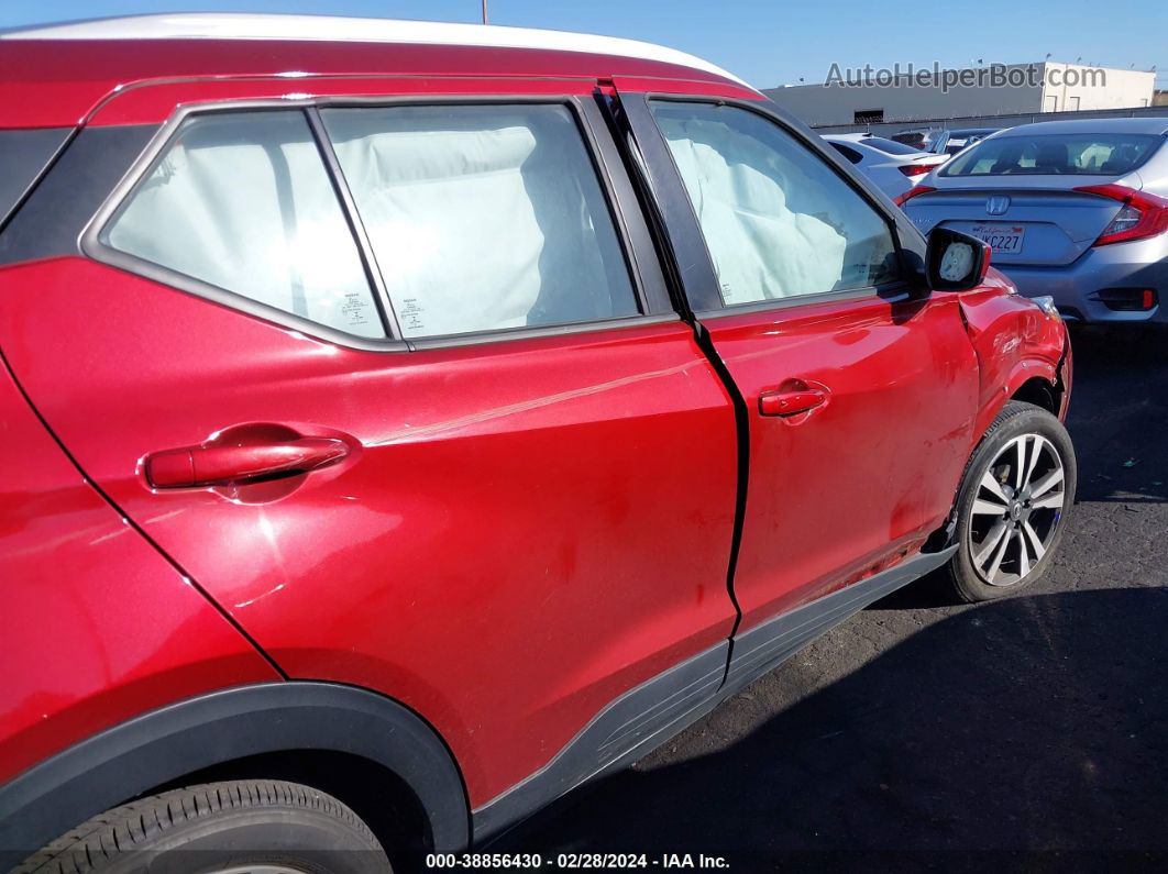 2020 Nissan Kicks Sv Xtronic Cvt Burgundy vin: 3N1CP5CV8LL505680