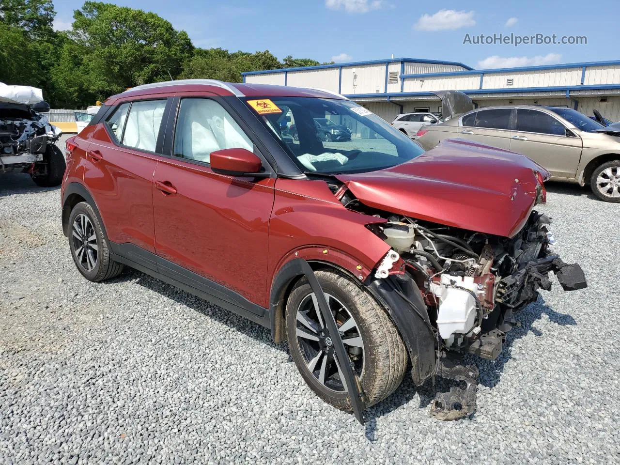 2020 Nissan Kicks Sv Red vin: 3N1CP5CV8LL571551