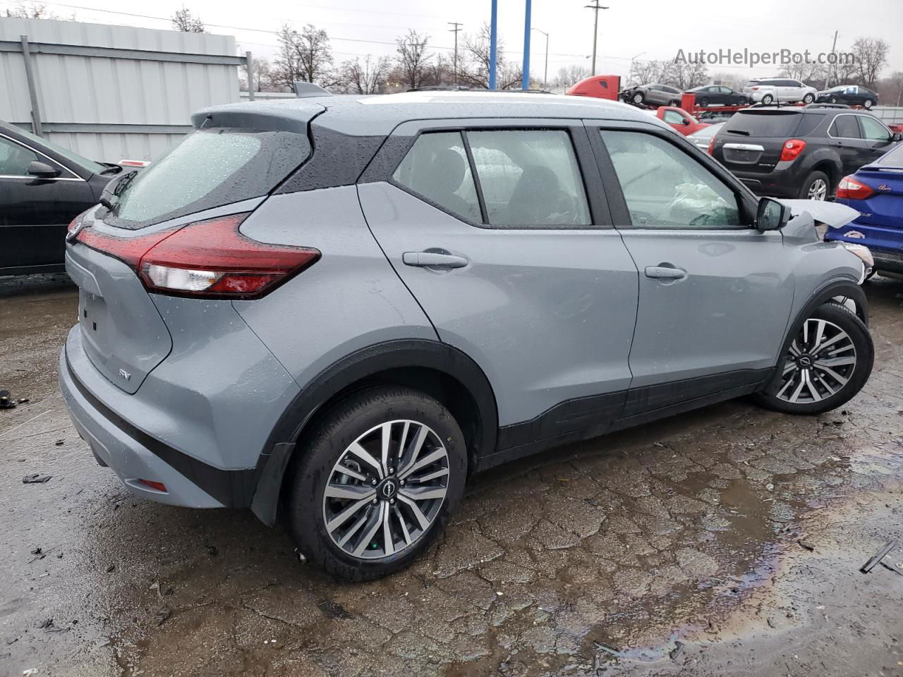 2022 Nissan Kicks Sv Серый vin: 3N1CP5CV8NL495140