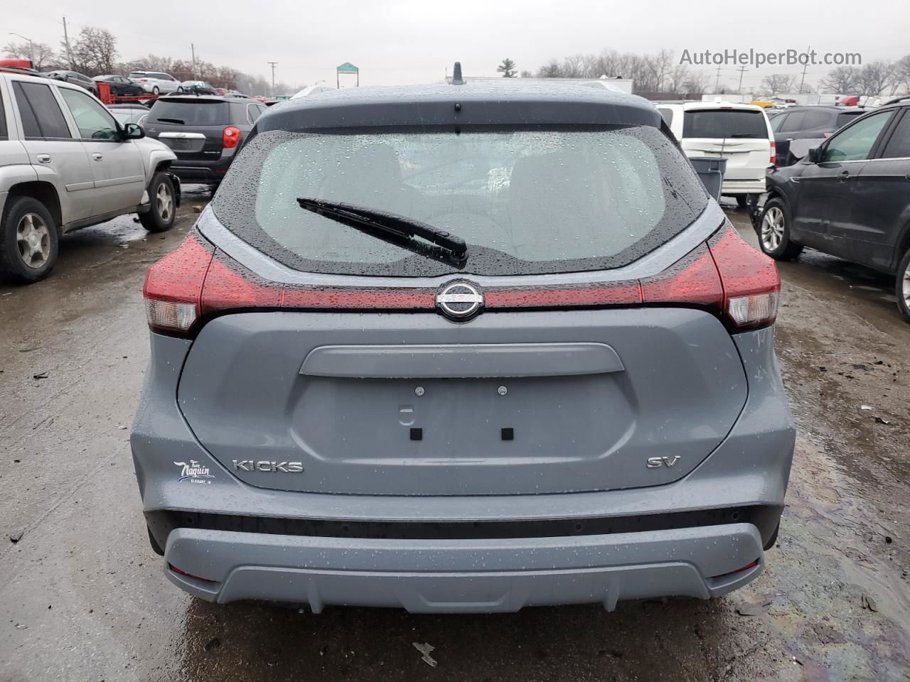 2022 Nissan Kicks Sv Серый vin: 3N1CP5CV8NL495140