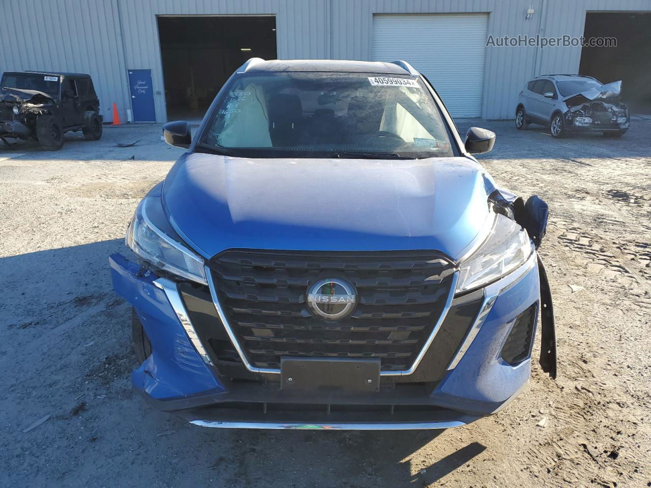 2022 Nissan Kicks Sv Blue vin: 3N1CP5CV8NL501650