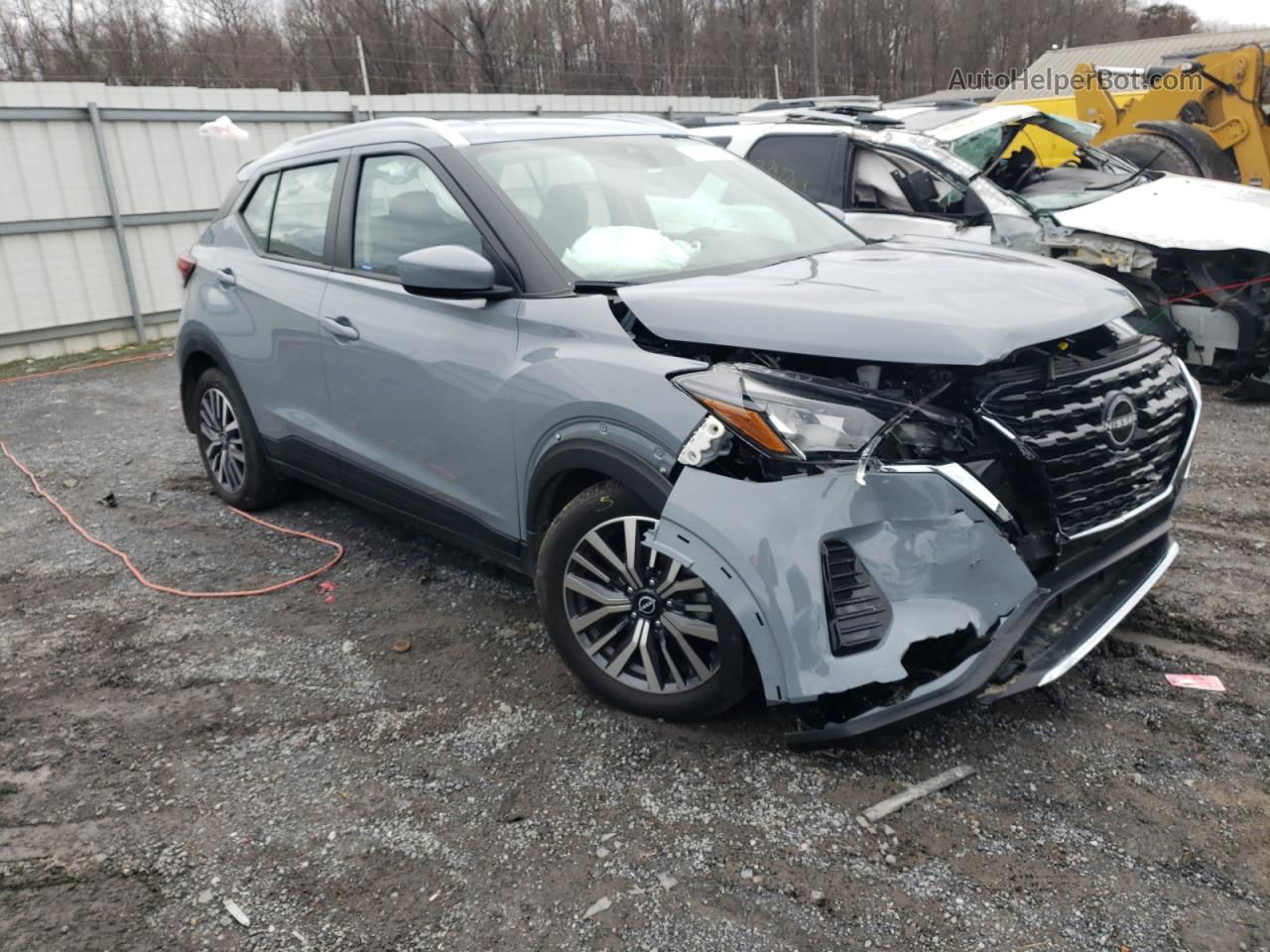 2022 Nissan Kicks Sv Gray vin: 3N1CP5CV8NL513796