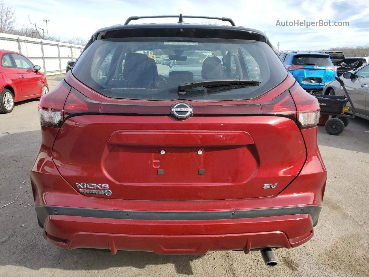 2022 Nissan Kicks Sv Red vin: 3N1CP5CV8NL520814