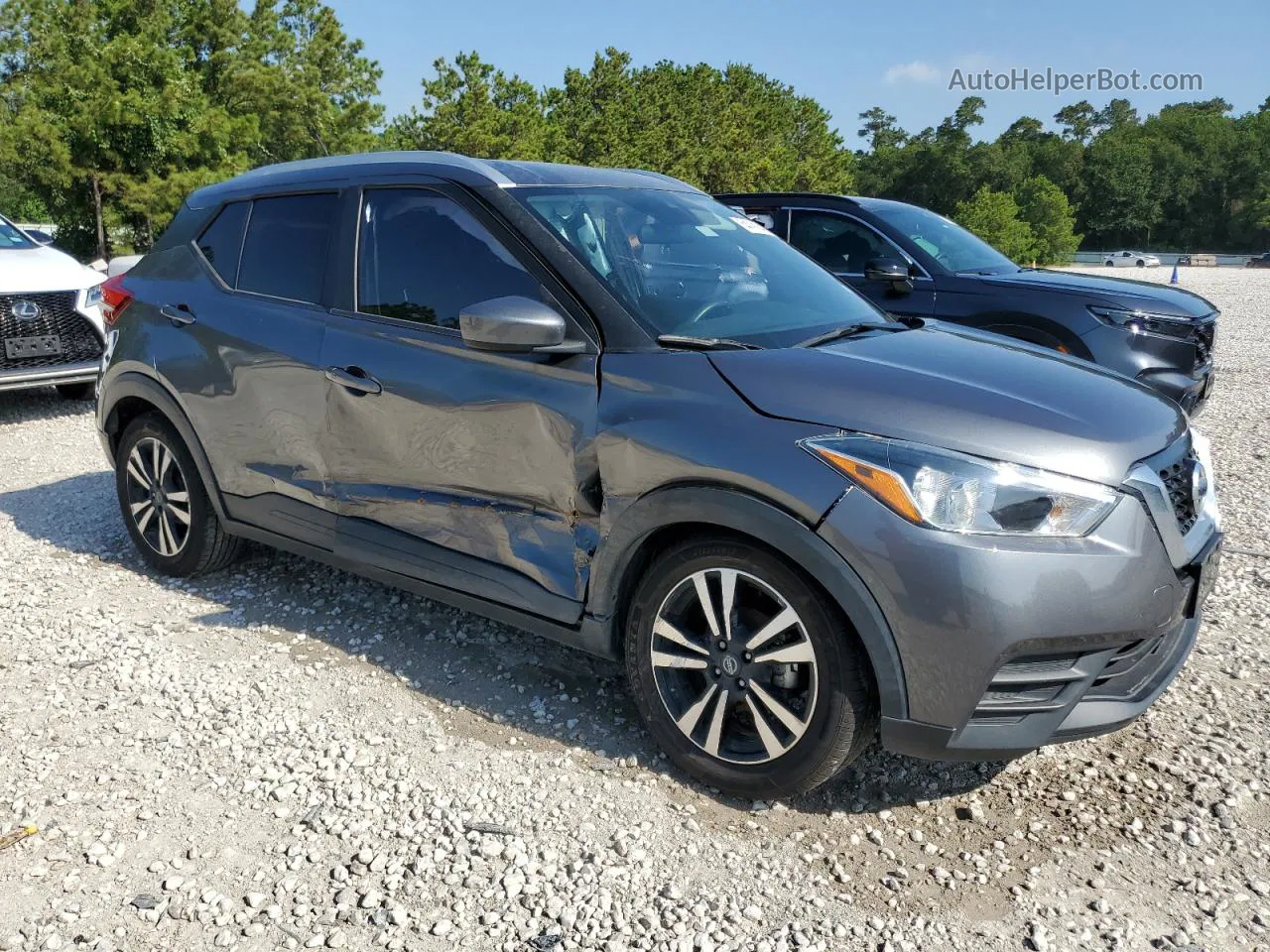 2020 Nissan Kicks Sv Gray vin: 3N1CP5CV9LL525775