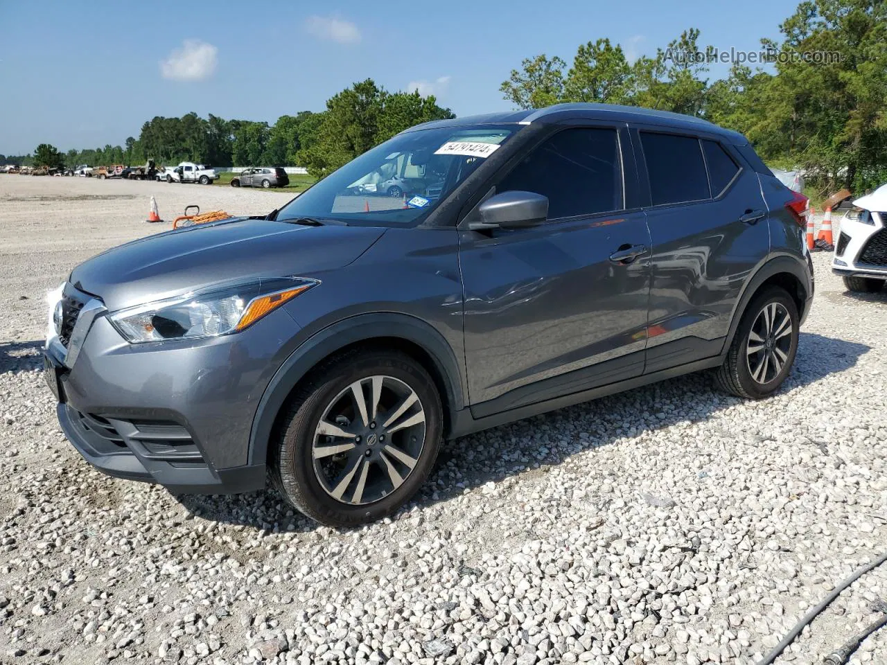 2020 Nissan Kicks Sv Gray vin: 3N1CP5CV9LL525775