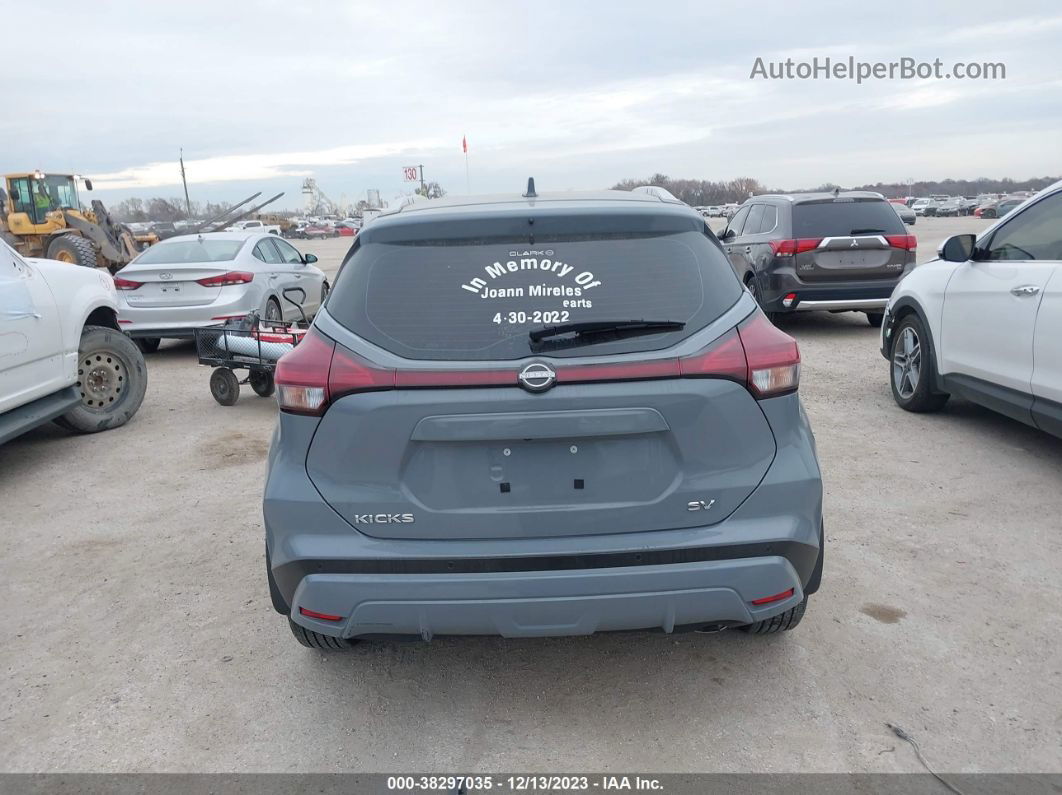 2022 Nissan Kicks Sv Xtronic Cvt Серый vin: 3N1CP5CV9NL519560