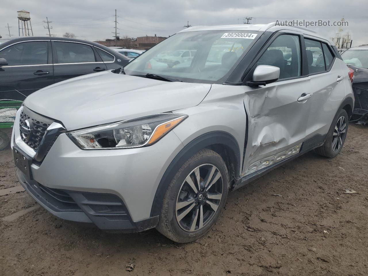 2020 Nissan Kicks Sv Gray vin: 3N1CP5CVXLL492141