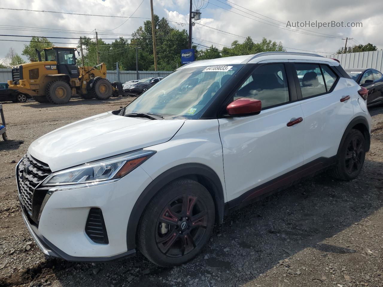 2022 Nissan Kicks Sv White vin: 3N1CP5CVXNL478713